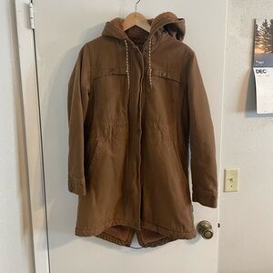 Patagonia Prairie Dawn Parka Coat Brown